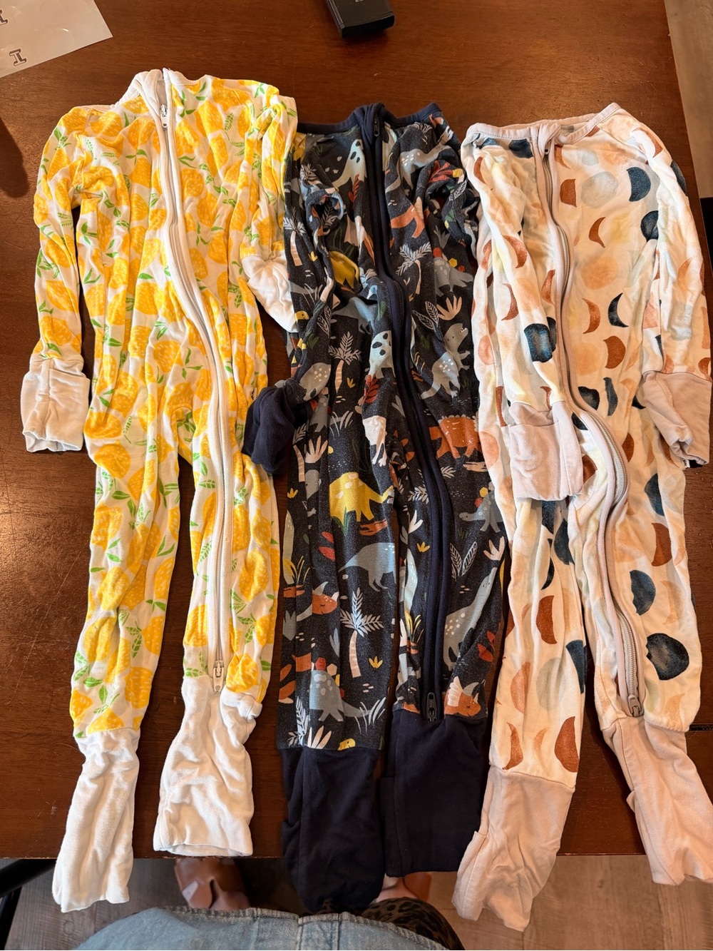 Little Sleepies Footie Pajama Bundle (3), 6-12 Months